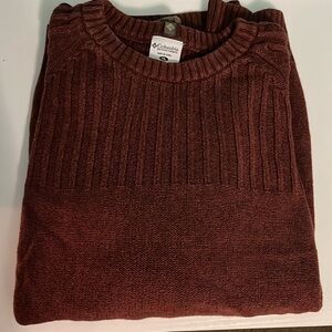 Men’s XL burnt orange/brown columbia sweater